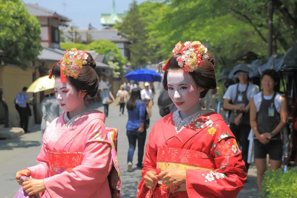 Девушки гейши Японии — стоковое фото