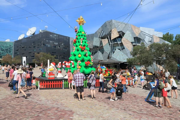 Melbourne Christmas tree Australia — Stock Photo, Image