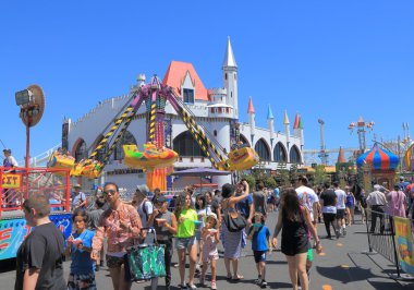 Luna park eğlence parkı Melbourne Avustralya