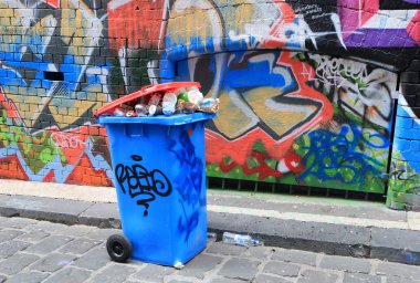 Grafiti sokak sanatı Melbourne