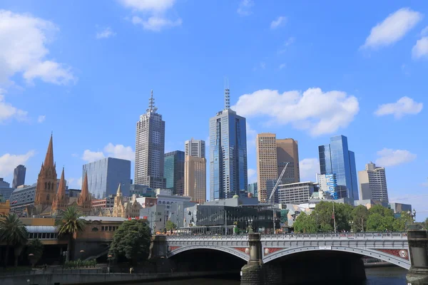 Melbourne stadsgezicht Australië — Stockfoto