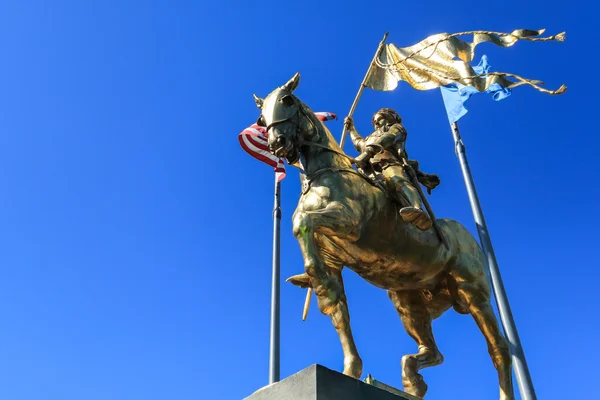 Estatua de Juana de Arco — Foto de Stock