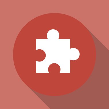 puzzle Internet düğme orijinal vektör çizim simgesini