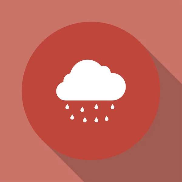 Cloud rain icon — Stock Vector