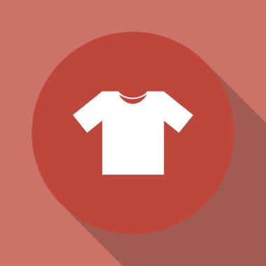 Tshirt Icon Icon, vektör çizim. 