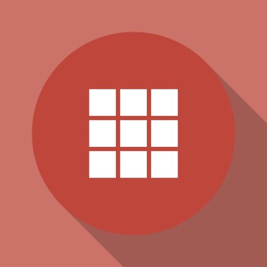 Dices simgesini işaret. Casino oyun simgesi.