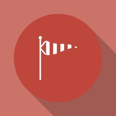 Rüzgar hızı bayrak. 