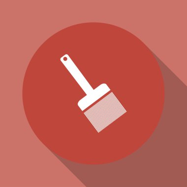 boya fırça simgesini - vektör