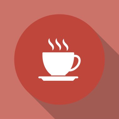 Kahve Kupası kutsal kişilerin resmi, vektör çizim