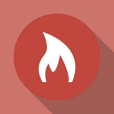 Yangın simge vektör