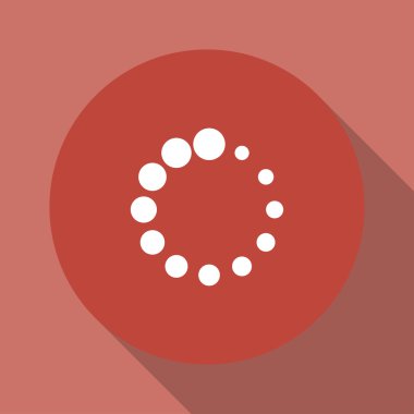 Vektör dairesel yükleme simgesi