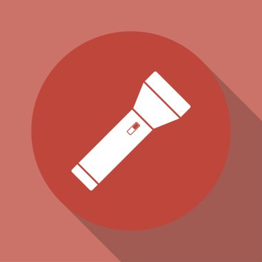 El feneri simgesi. Düz 