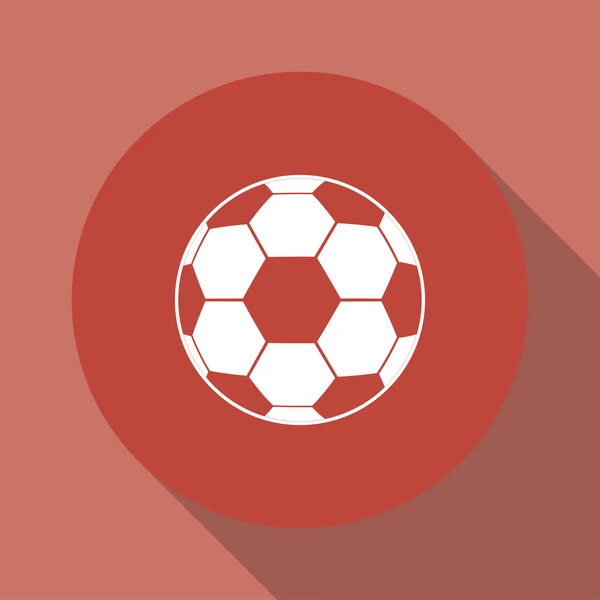 Icono de pelota de fútbol — Vector de stock