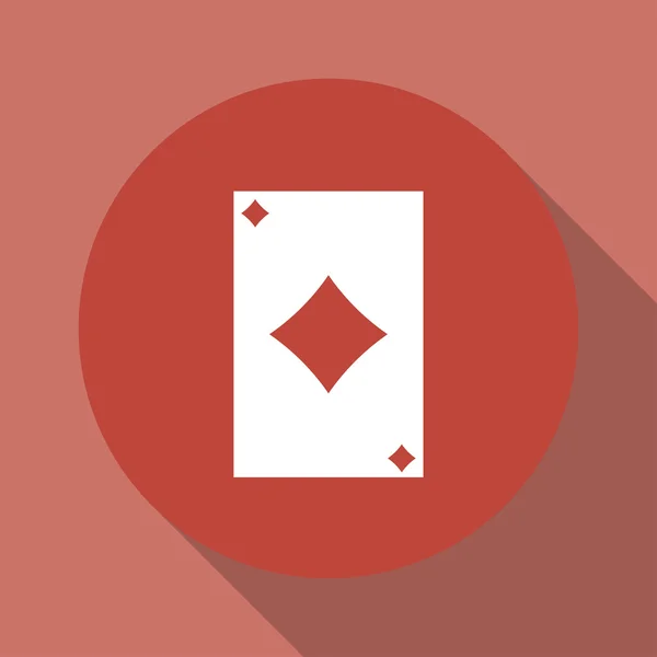 Juego de símbolos de iconos de juego de cartas vectorial . — Vector de stock