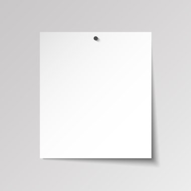 çivi emty kağıt çıkartmaları. Vektör çizim. Planı. Yapılacaklar listesi