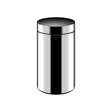 Metal çöp kutusu simgesi