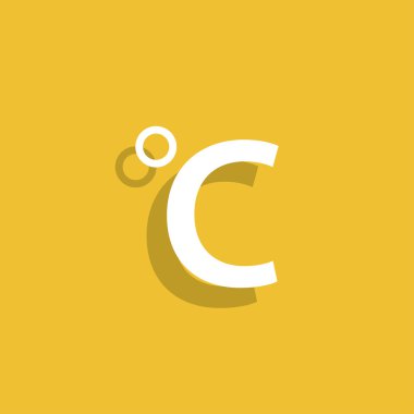 Celsius vektör simgesi