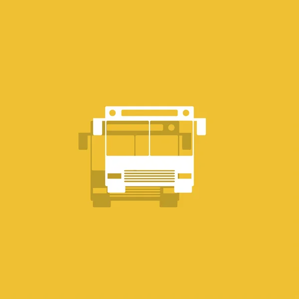 Bus icon. Flat design style. — Stock Vector