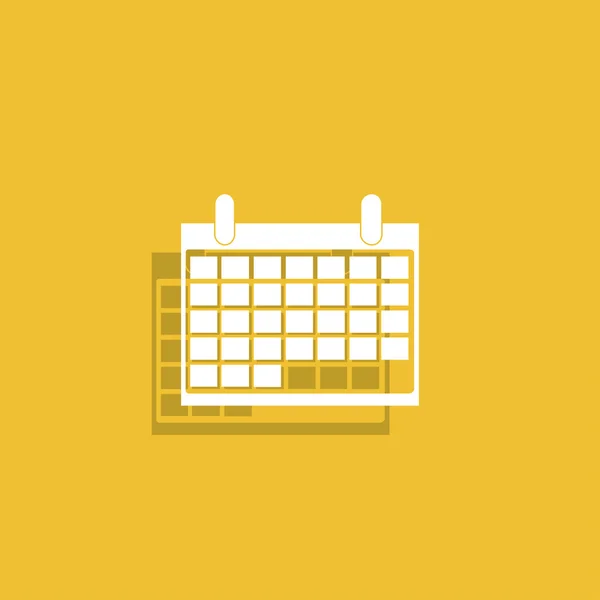 Calendario - icono de vector — Archivo Imágenes Vectoriales