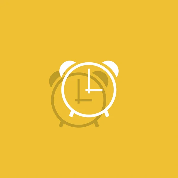 Ikona zegara, ilustracja wektora. płaski styl projektowania — Wektor stockowy