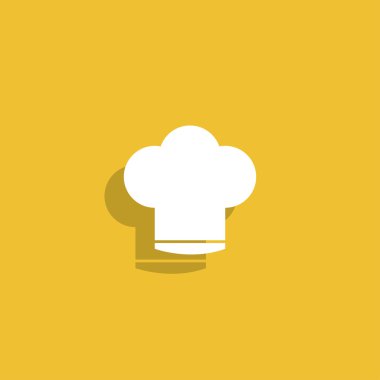 Şef kap vektör simgesi