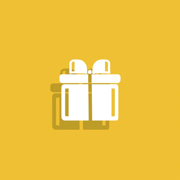 Vector gift box icon — Stock Vector