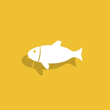 Balık vektör simgesi