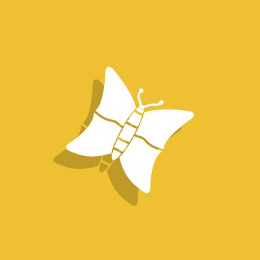 Kelebek vektör simgesi