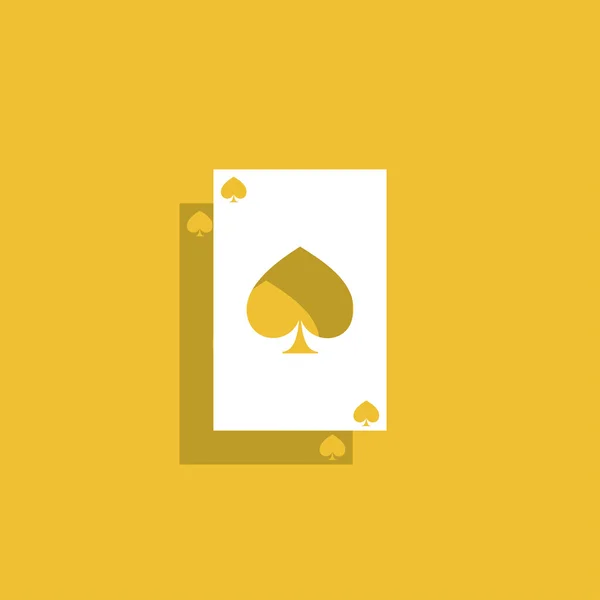 Vektor Spielkarte Farbe Symbol-Set. — Stockvektor