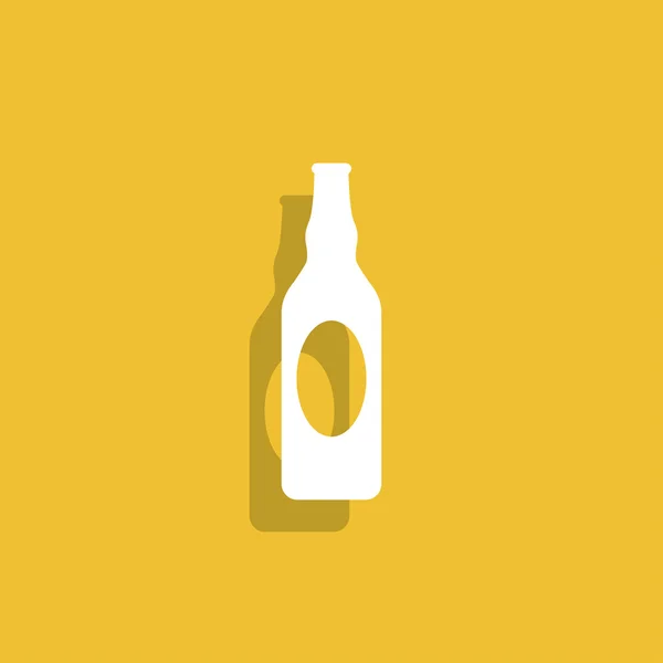 Bottiglia di birra vector icon. — Vettoriale Stock