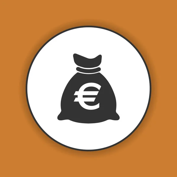 Geld zak pictogram — Stockvector