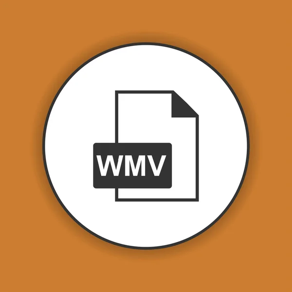 Wmv icono del archivo — Archivo Imágenes Vectoriales