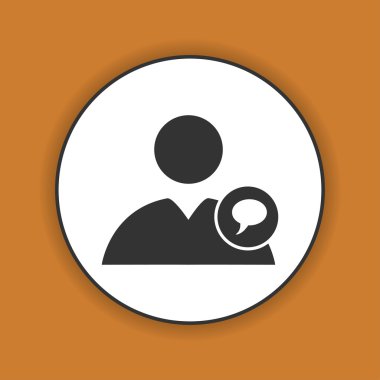 sohbet kullanıcı simgesi.