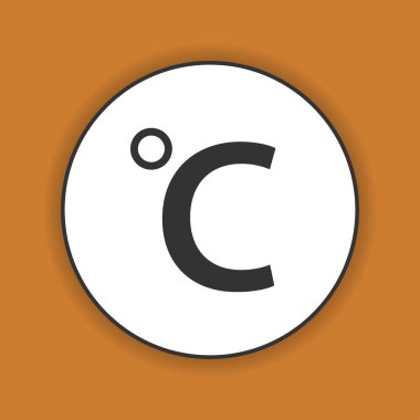 Celsius vektör simgesi