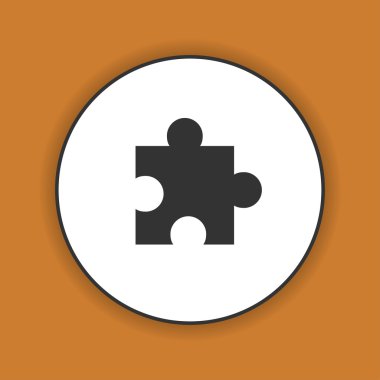 puzzle Internet düğme orijinal vektör çizim simgesini