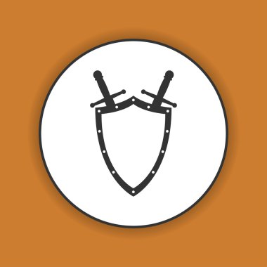 kılıç ve kalkan simgesi