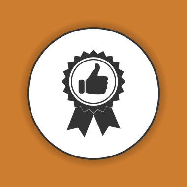 vektör madalyon simgesi