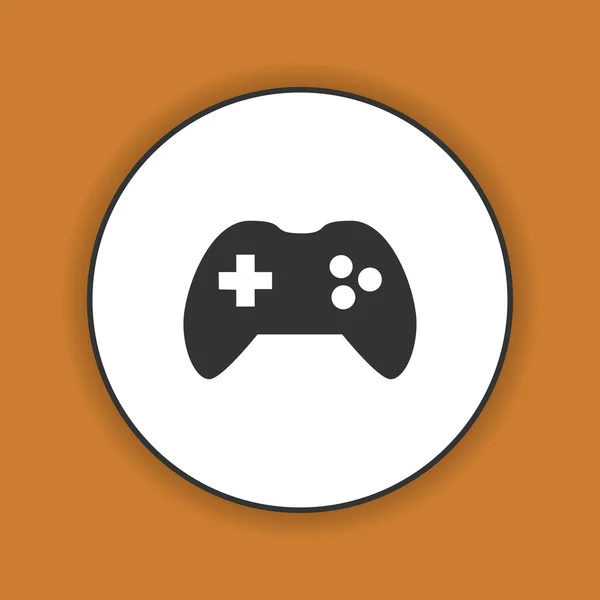 Ícone controlador de jogo — Vetor de Stock