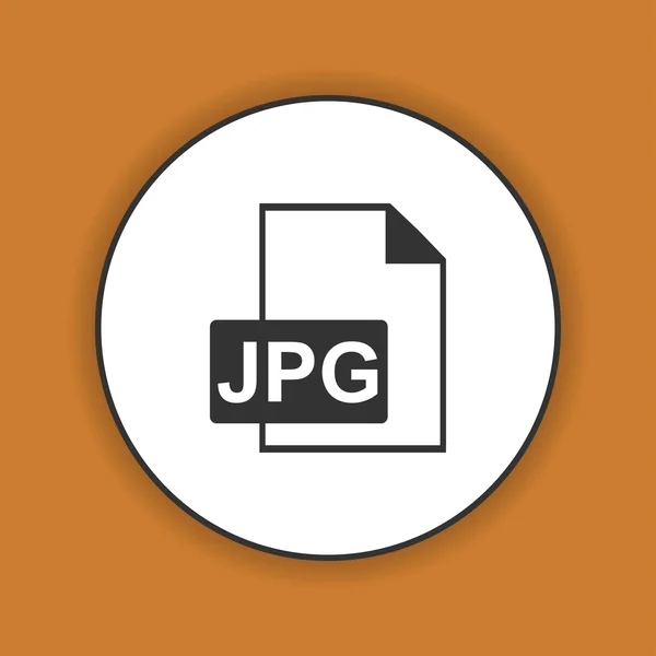 Вектор иконки Jpg — стоковый вектор