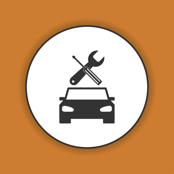 Icono de servicio de coche — Vector de stock