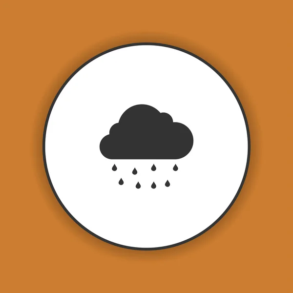 Иконка дождя — стоковый вектор