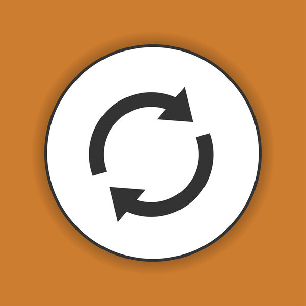 Update icon. Vector illustration