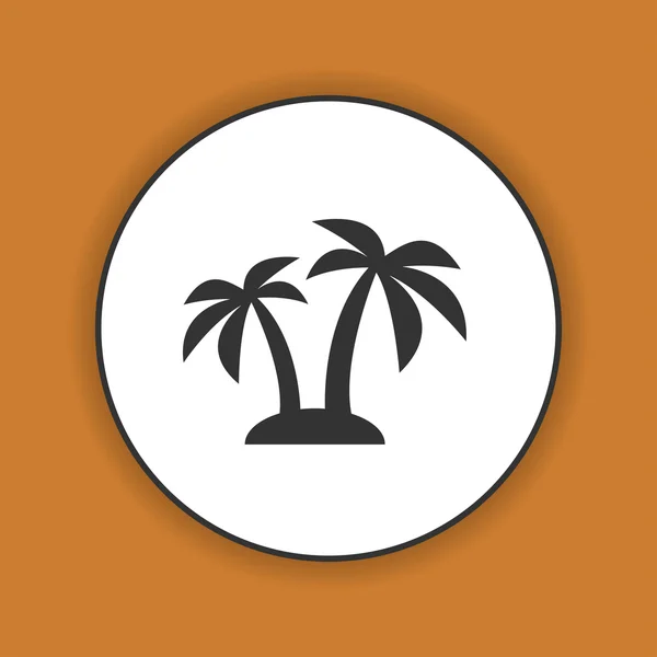 Icona di palma. Eps vettoriale 10 — Vettoriale Stock