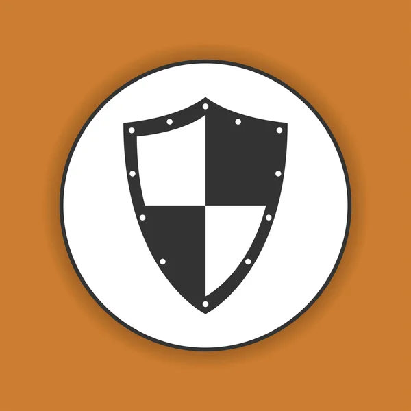 Icono de protección vectorial — Vector de stock