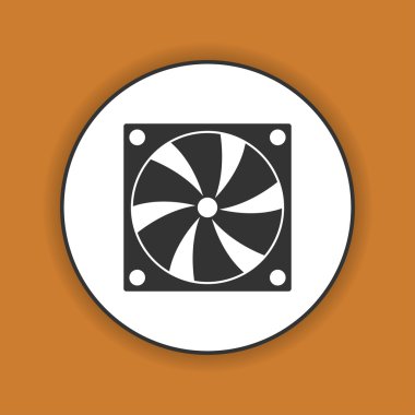Bilgisayar soğutma fan simgesi