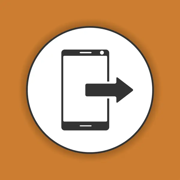 Smartphone-Symbol, Vektor — Stockvektor