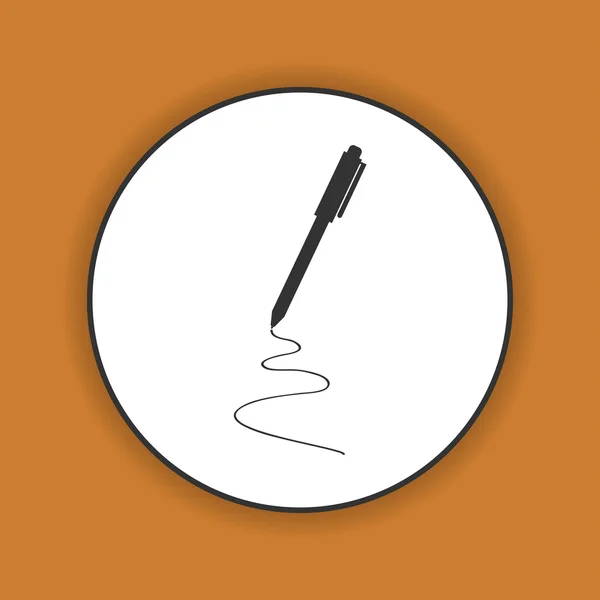 Ручка - Векторна піктограма — стоковий вектор
