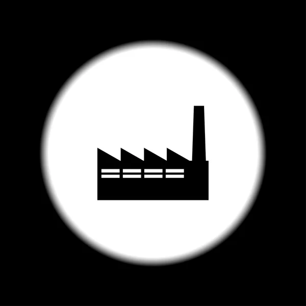 Pictogram van de fabriek — Stockvector