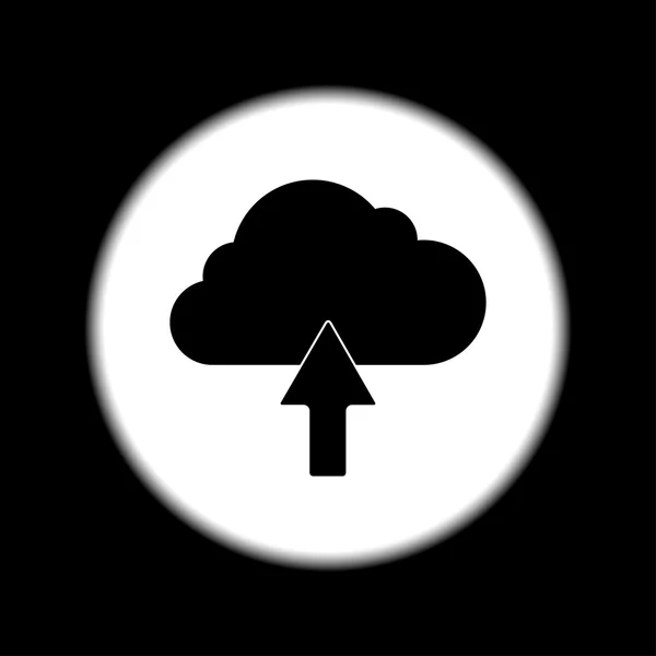 Ikona chmury, ilustracja wektora. — Wektor stockowy