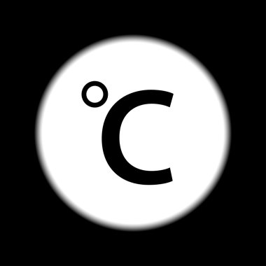 Celsius vektör simgesi
